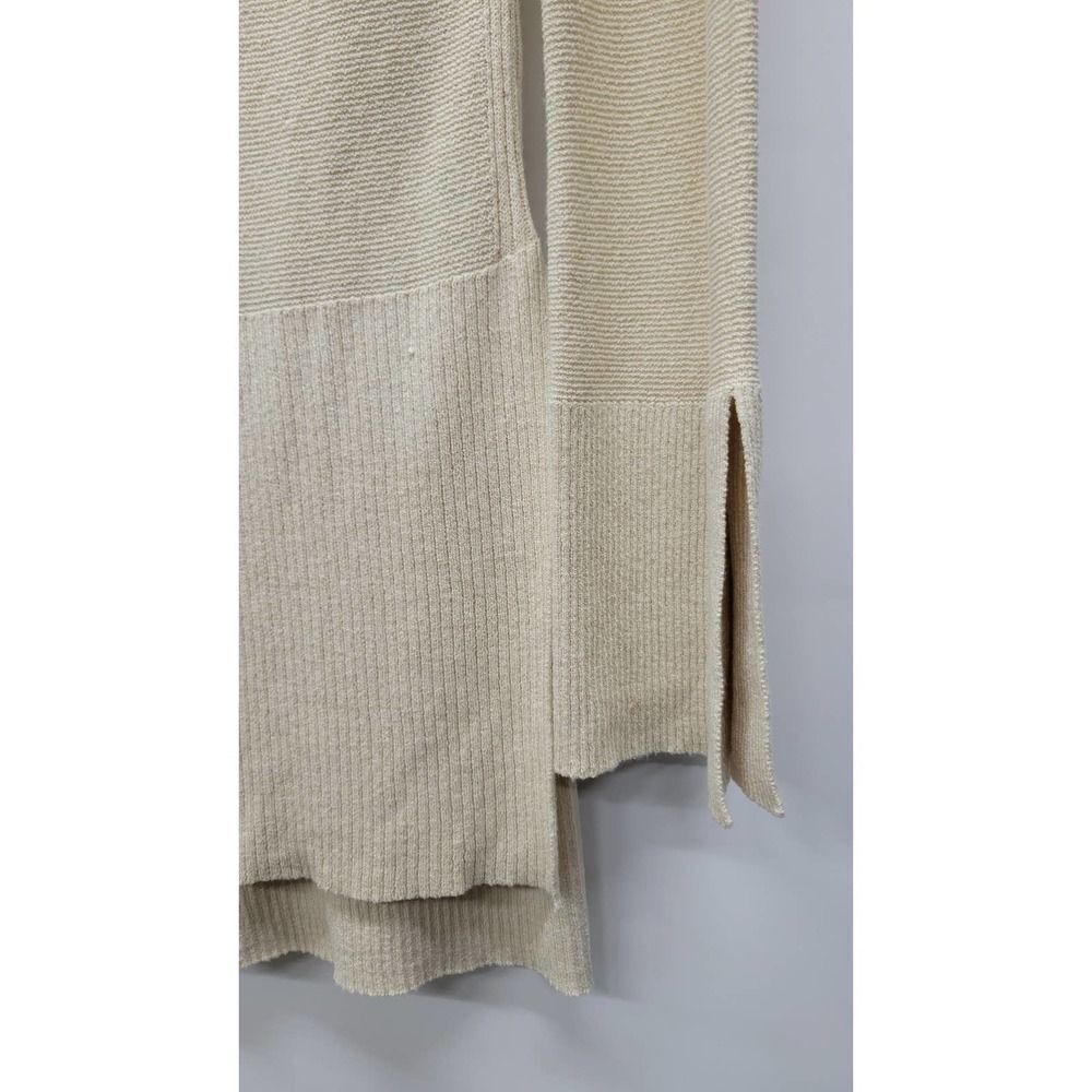 Free People  Cross Strap V Neck Sweater Beige - Picture 4 of 6